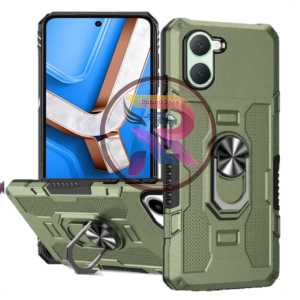 Casing Hp Untuk Vivo Y18 4G Case Robot Hit Eye Whit Ring Transformer Phantom Armor