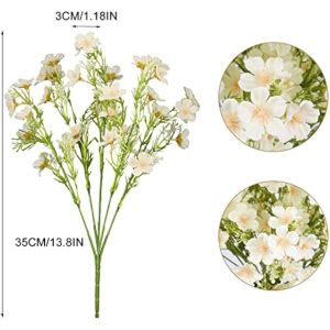 Artificial Baby Breath Flowers with 175 Flower Heads Fake Gypsophila Silk Flowers for Home Indoor Outdoor Wedding Party Floral Arrangement Table Vase Decoration