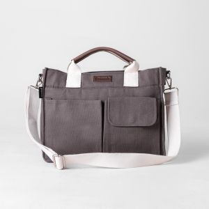 Pamole - Tas Selempang Wanita Sling Bag Bahan Kanvas Penutup Resleting - Veronna Series