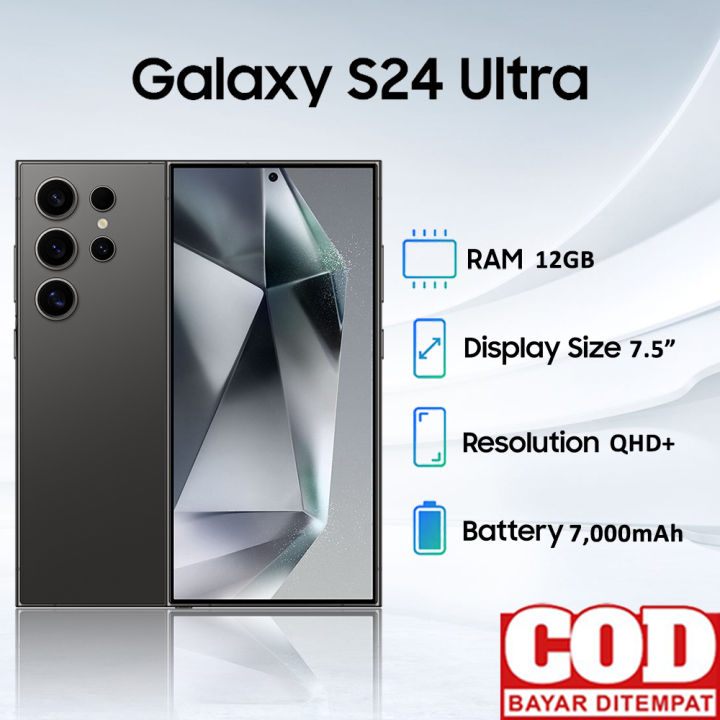 Ponsel asli COD】Original Smart Phone S24 Ultra 5G 16RAM+512ROM