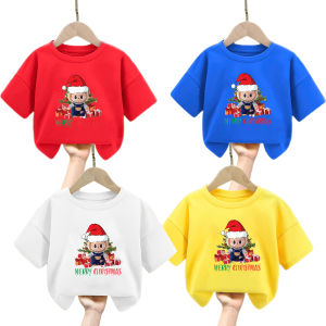 Combo 3 Áo thun labubu noel cho bé trai va bé gái 6kg-32kg.ALBB16