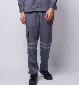 Celana Safety Proyek Hitam Clana Bengkel Mekanik Teknik Operator Pabrik Seragam Kerja Werpak Sefti