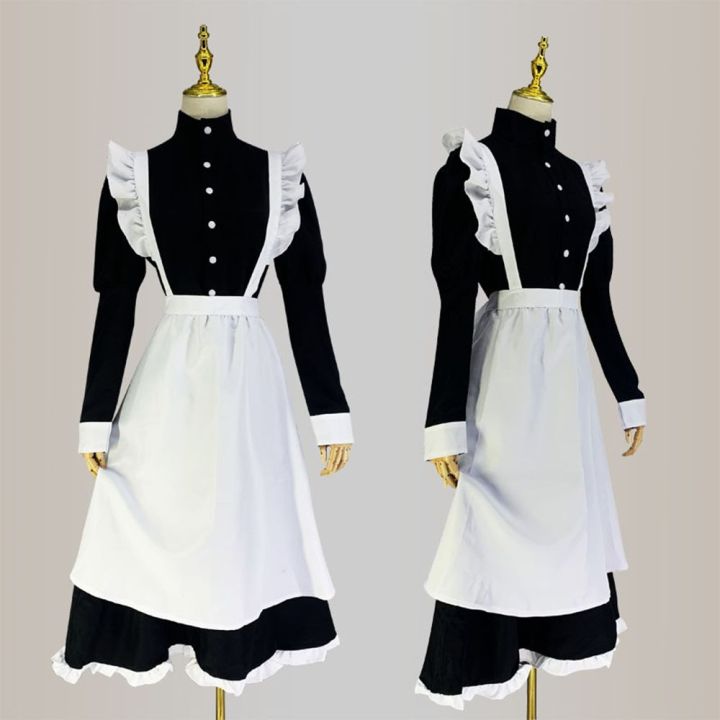 PERCEPT Maid Outfit Woman Waitress Japanese Cafe Costume Party Male ...