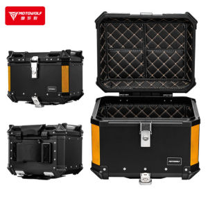 Motowolf Top Box Motor Touring Box Pannier Motor Alumunium Alloy