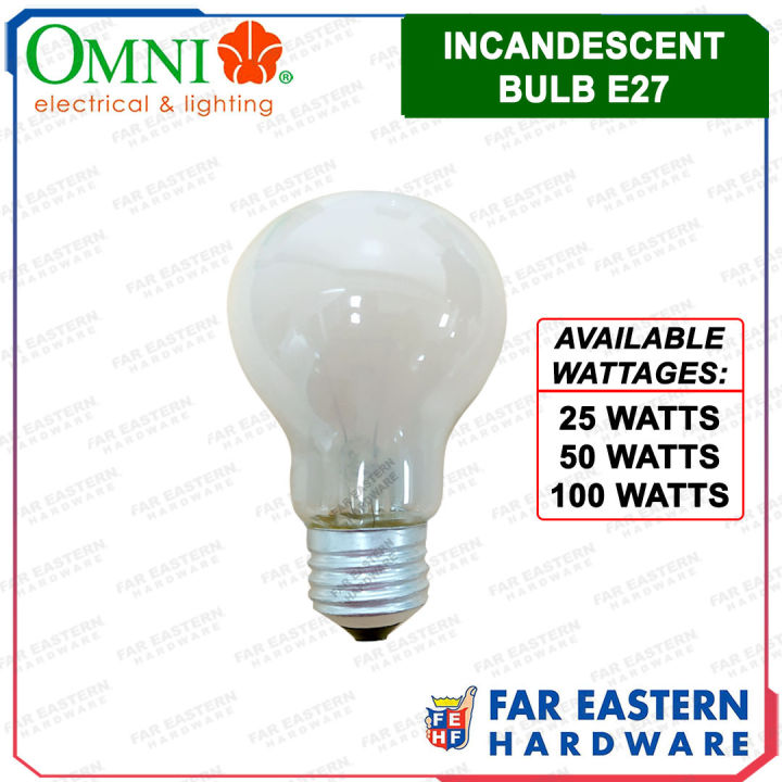 OMNI FIREFLY Incandescent Incubator Bulb E27 25W 50W 100W Lazada PH