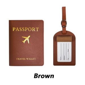 Dompet Paspor Passport Pasport Kulit Passport Travel Cover Paspor + Luggage Tag Bag Kulit Tag Label Koper Tas Gantungan Label Nama Untuk Travel Bag