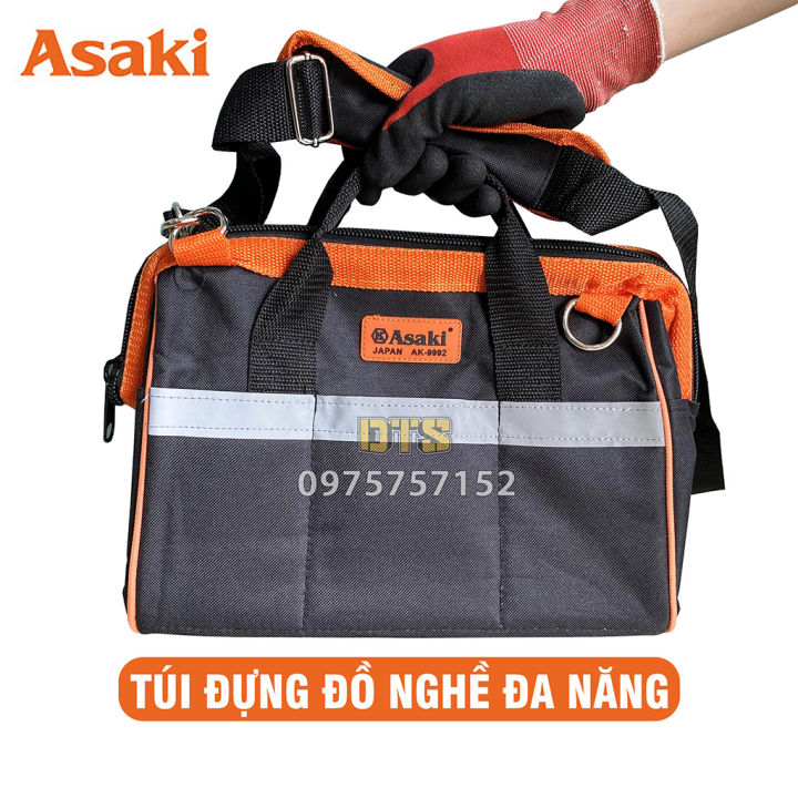 Túi đựng đồ nghề kỹ thuật chính hãng Asaki, túi đựng dụng cụ sửa chữa ...