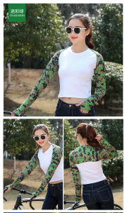 Áo choàng vai che tay chống nắng vải thun thoáng mát thời trang nữ chạy xe chơi golf ngoài trời