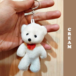Gantungan kunci tas boneka bear mini lucu key chain motor mobil ganci souvenir hampers kecil