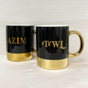 Personalised Marble Mug with Lid & Spoon | Customised Birthday gifts Coffee Cup gift