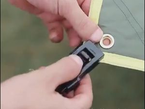 20PCS Tent Awning Windproof Fixed Clips Plastic for Securing Tarps