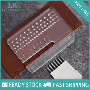 LF Wholesale✨Flash Sale ✨ ตัวดึงอะคริลิกใสอเนกประสงค์หนา4มม. ไม้บรรทัดวัดระยะการตัดแบบโค้งมนเครื่องมือเสริมหนังแบบแมนนวล