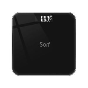 Sorf ชาร์จ USB เครื่องชั่งน้ำหนัก ดิจิตอล ชั่งสูงสุด 150kg เครื่องชั่งกระจก ที่ชั่งน้ําหนัก ตาชั่ง ไม่ต้องใส่ถ่าน Body weighing ของใช้ส่วนตัว