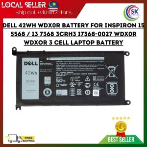 DELL 42Wh WDX0R Battery For Inspiron 15 5568 / 13 7368 3crh3 I7368-0027 WDX0R WDXOR 3 Cell Laptop Battery