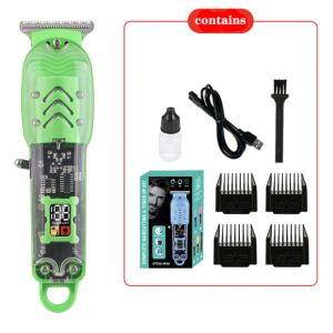 NAELIN Stainless Steel Hair Clipper Barber Shop Lawn Mower Hair Cutting Machine Gifts Trimmer Electric Shaver