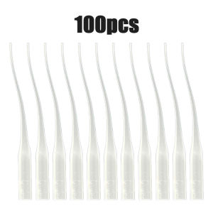 100pcs Plastic Glue Bottle Tips Dropping Tube Nozzle Precision Extender