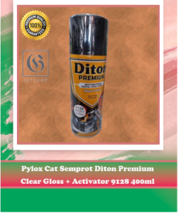 Pylox Cat Semprot Diton Premium Clear Gloss + Activator 9128 400ml