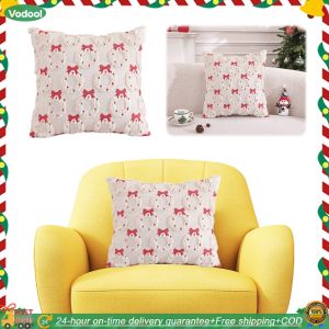 Modern Sofa Cushion Cases with Bow Tie Pattern in Multiple Color Options