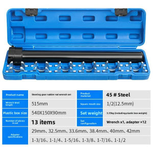 13pc Steering Gear Wrench Set Tie Rod End Puller Ball Joint Remover for Car Chassis Repair