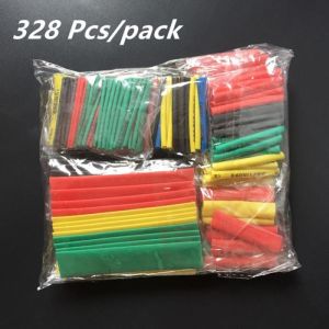 127Pcs Selongsong Pembungkus Kabel Solasi Bakar Heat Shrink Tube untuk pelindung Sambungan Cabel