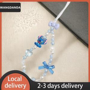 [COD] WANGDANDA Ship within 24 hours Cute Stitch Mobile Phone Lanyard Outdoor Anti-lost Hanging Rope Keychain Phone Chain For Key Bag Camera Earphone Pendant