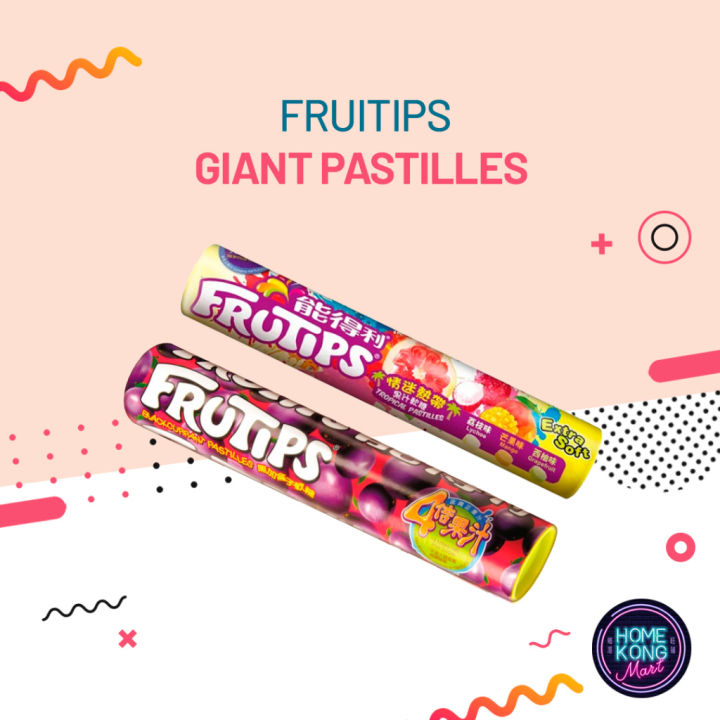 FRUTIPS Giant Pastilles Hong Kong Version | 能得利 果汁軟糖 (香港版) | Lazada