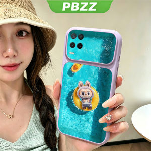 PBZZ Case for realme 8 PRO 4g REALME8 5g phone casing anxiety Softcase Silicone shockproof Cover new design aesthetic cute pink Cartoon swimming for girls KNYC2