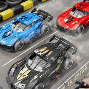 VUHI App Control RC Metal Car Toys Lighting Function Dual Mode Radio-controlled Car Radio Controlled Toy Adjustable Speed RC Models Car Boys Toys