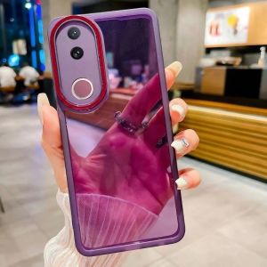 VIVO V50 SOFT CASE HP SILIKON SQUARE PLATING CASING HANDPHONE