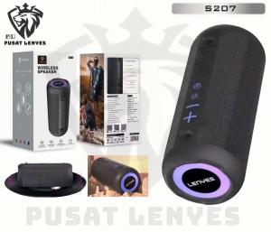 S207 - Speaker LENYES S-207 LED Colorfull Lights Wireless Speaker Bluetooth 5.0 Portable Hifi Sound Quality TWS