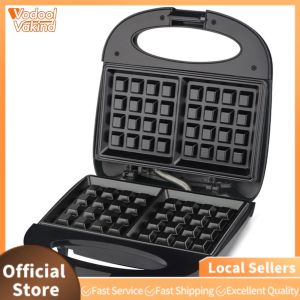 Belgian Waffle Maker Non-stick Anti-scalding Compact Kitchen Appliance for Breakfast and Snacks