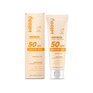 Wiieey ครีมกันแดด Sunscreen Cream SPF 50 น้ำหนักเบา กันเหงื่อ ไม่เหนียวเหนอะหนะ กันแดด UV ครีม ป้องกันรังสียูวี นุ่มลื่นทาง่าย กันน้ำและกันเหงื่อ เหมาะสำหรับผิวเด็ก การป้องกันแสงแดด