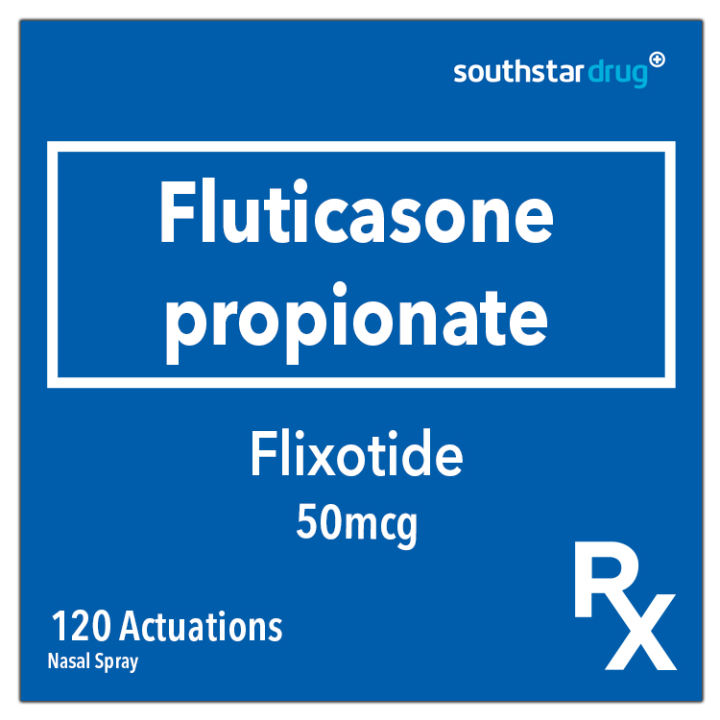 Rx: Flixotide 50mcg 120 Actuations Aquaeous Nasal Spray