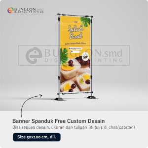 PRINT CETAK SPANDUK BANNER SALAD BUAH CUSTOM DESAIN