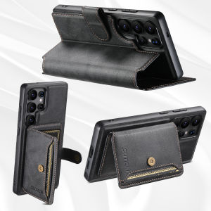 0930[Local Stock] Christmas Halloween 3 IN 1 Flip Wallet Magsafe Leather Case For Samsung Galaxy S26 Ultra S22 S23 S24 S25U S26U Cards Pocket magneticed Phone Cover h261009
