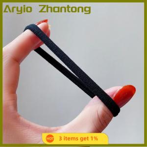 Aryio ที่คาดผมยางยืด50ชิ้น เซ็ตสำหรับเด็กผู้หญิงอุปกรณ์เสริมผมผ้าไนลอนสีสันสดใสของขวัญสำหรับเด็ก