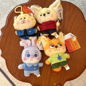 Anime Zootopia พวงกุญแจตุ๊กตาจี้ขนาดเล็กกระเป๋าแขวนของขวัญวันเกิดคริสต์มาสสําหรับเด็ก