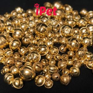 Chuông Lục Lạc Inox Mạ Vàng - iPet Shop