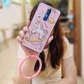 Back Cover bracelet Phone Case For Alcatel 3 2019 Dirt-resistant funny Waterproof soft case Anti-knock Cartoon cute ring. 