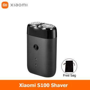 Xiaomi Mi Electric Shaver for Men S500 S100 Mijia Type-C Rechargable Shaver Machine Beard Trimmer Razor Hair Cutter Clipper IPX7 Waterproof 电动剃须刀