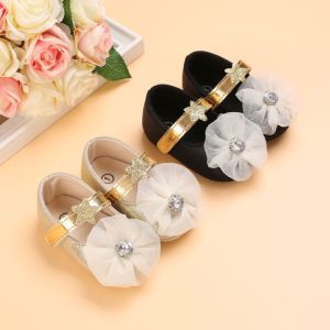 0-18 Month Kid Baby First Walkers Shoes Breathable Infant Toddler Shoes Girls Shoes butterfly Soft Bottom Comfortable Non-slip Shoes
