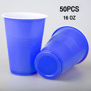 CLM แก้วพลาสติกใช้แล้วทิ้ง แก้วเหล้า งานเลี้ยง สีแดง หลายสี สามารถเลือกตามจำนวนที่ต้องการใช้งาน มีขนาด 16 oz/2 oz