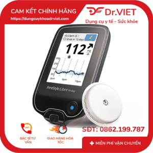 Đầu Đọc reader Cầm Tay Freestyle Libre [Chính hãng] - Hệ Thống Đo Và Theo Dõi Đường Huyết Không Đau hạn chế trích máu đầu ngón tay Dễ dàng theo dõi chỉ số đường huyết một cách toàn diện