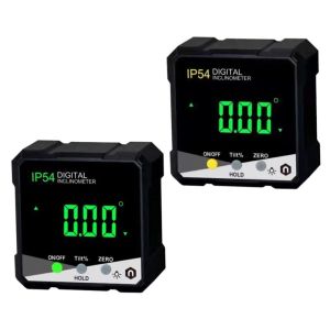 GARJLZ168 จอแอลซีดี ระดับมุมดิจิตอล ชุดเครื่องมือวัด IP54 กันน้ำ เกจวัดมุม แบบพกพา ความแม่นยำสูง ดิจิตอลอินคลินอมิเตอร์