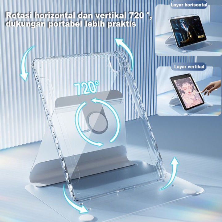 Goojodoq Acrylic fully transparent iPad Casing For iPad Air 4 Air 5 ...