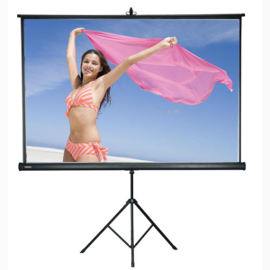 16:9 4K Projector Screen - จอโปรเจคเตอร์ 100 นิ้ว พร้อม ขาตั้ง จอโปรเจคเตอร์ จอพับโปรเจคเตอร์ จอรับภาพ 4K แบบตั้งพื้น แขวนผนัง 100