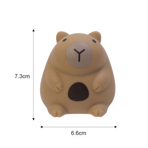 ของเล่นสำหรับบีบนิ้วตุ๊กตากลับสู่สภาวะปกติลูกบอลบีบ TPR Kapibala