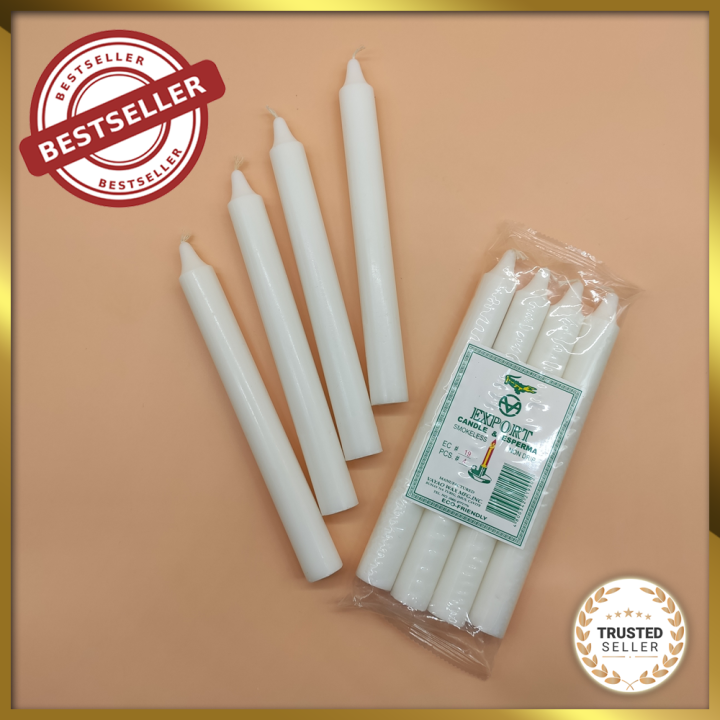Export Smokeless & NonDrip Candle EC 19 (4 Pieces) Lazada PH