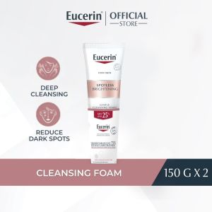 Eucerin Spotless Brightening Cleansing Foam 150g | Brightening Wash Hyperpigmentation Cleanser Radiance Boosting