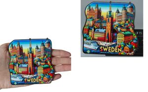 Travel SWEDEN Stunning magnets. Beautiful Art Lasting Memories Souvenir